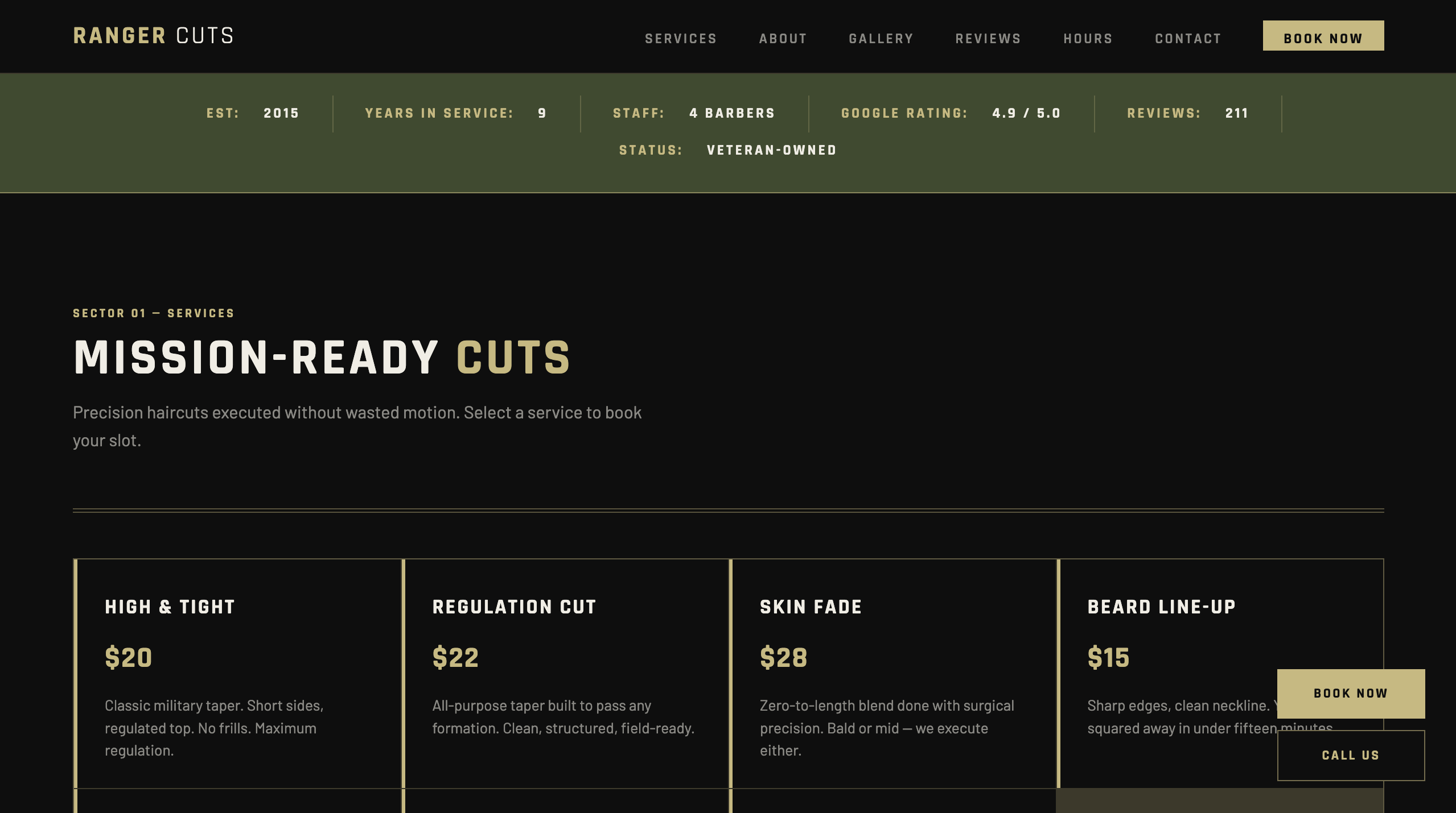 Ranger Cuts — Homepage